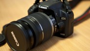 Canon 500D + obiectiv 18-55mm + obiectiv 75-300mm