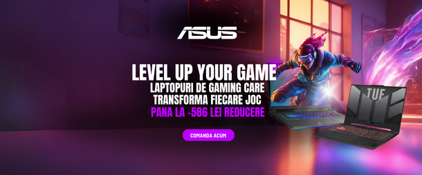 Diferentele dintre laptopurile de gaming ASUS TUF si ROG: Ce alegi?